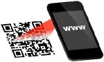 QR-Code mit dem Smartphone/Handy abscannen und www Adresse im Web-Browser des Smartphone/Handy öffnen.