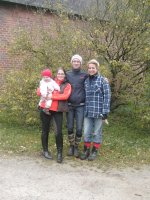 Manon mit Tochter, Steffen und Gaby