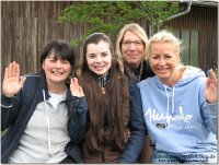 Elke Kurz, Tamara Kurz, Eva Claus und Gaby Schumann (von links)