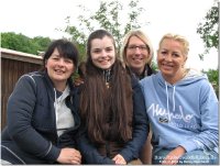 Elke Kurz, Tamara Kurz, Eva Claus und Gaby Schumann (von links)