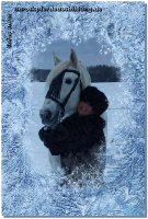 Winterwonderland! Bei eisigen Temperaturen und Schnee sind die Pferde meist etwas knackiger - trotzdem die Bewegungshalle noch nicht fertig ist, bemühen wir uns, sie abwechslungsreich zu trainieren. Es gibt kein schlechtes Wetter, bloß falsche Kleidung! Danke an meine liebe Freundin Anne Chevalley aus Spanien, die mir ihren tollen Mantel vermacht hat, worauf ich sehr stolz bin!