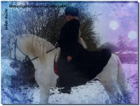 Winterwonderland! Bei eisigen Temperaturen und Schnee sind die Pferde meist etwas knackiger - trotzdem die Bewegungshalle noch nicht fertig ist, bemühen wir uns, sie abwechslungsreich zu trainieren. Es gibt kein schlechtes Wetter, bloß falsche Kleidung! Danke an meine liebe Freundin Anne Chevalley aus Spanien, die mir ihren tollen Mantel vermacht hat, worauf ich sehr stolz bin!