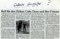 Rottaler Anzeiger: Gaby Dunz und ihre Friesen
