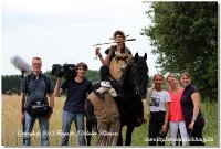 NDR-Team Werner Momsen mit unserer neuen Königin, Jana Thumann mit Odin, Queen of Marschhorst 2013